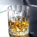 Gold Rim Crystal präglade snygga whiskyglasögon